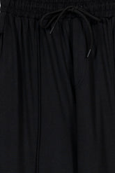 Black Relax Fit Men's Trouser